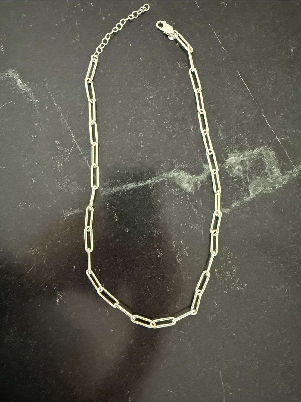 Sterling Silver Paperclip Chain Necklace - Women's Jewelry
